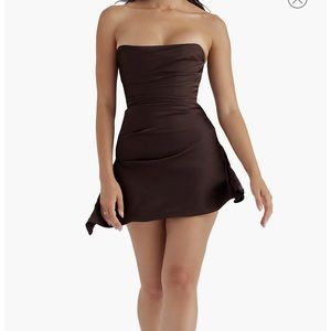 House of CB Jasmine Strapless Corset Dress Sz L+
